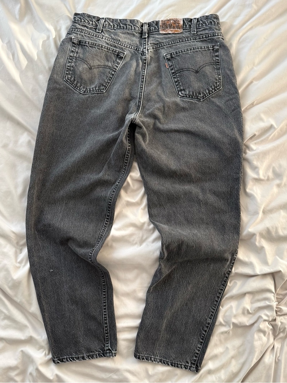 Vintage 90s Levis 545 Black Jeans Loose Tapered April 1993 Made in USA 40x34 Men